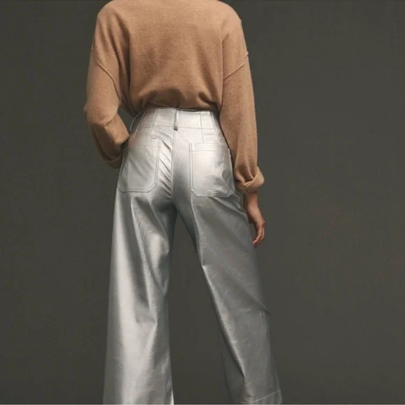 Maeve The Colette Metallic Crop Pant
Size 23 NEW! - Picture 2 of 6